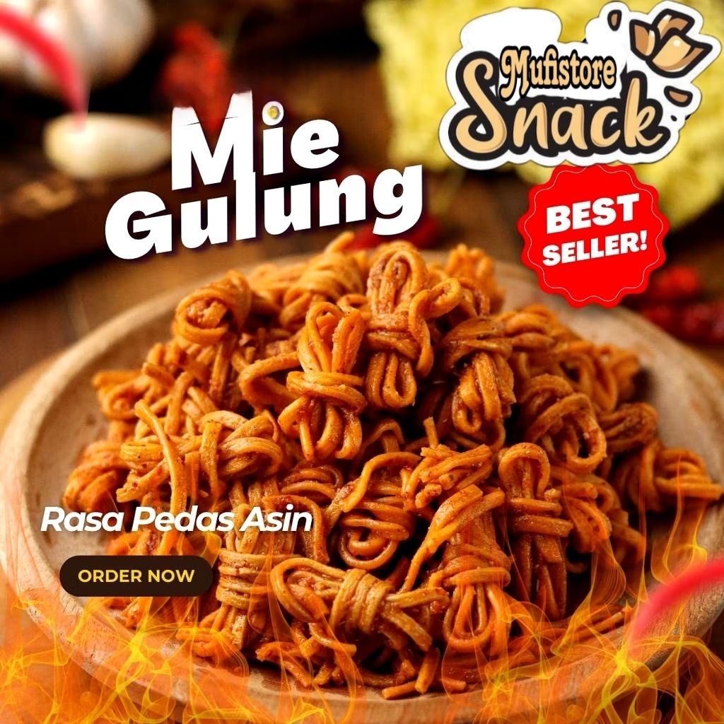 

(COD) CEMILAN MIE GULUNG PEDAS ENAK LEZAT NIKMAT COCOK UNTUK CEMILAN KELUARGA