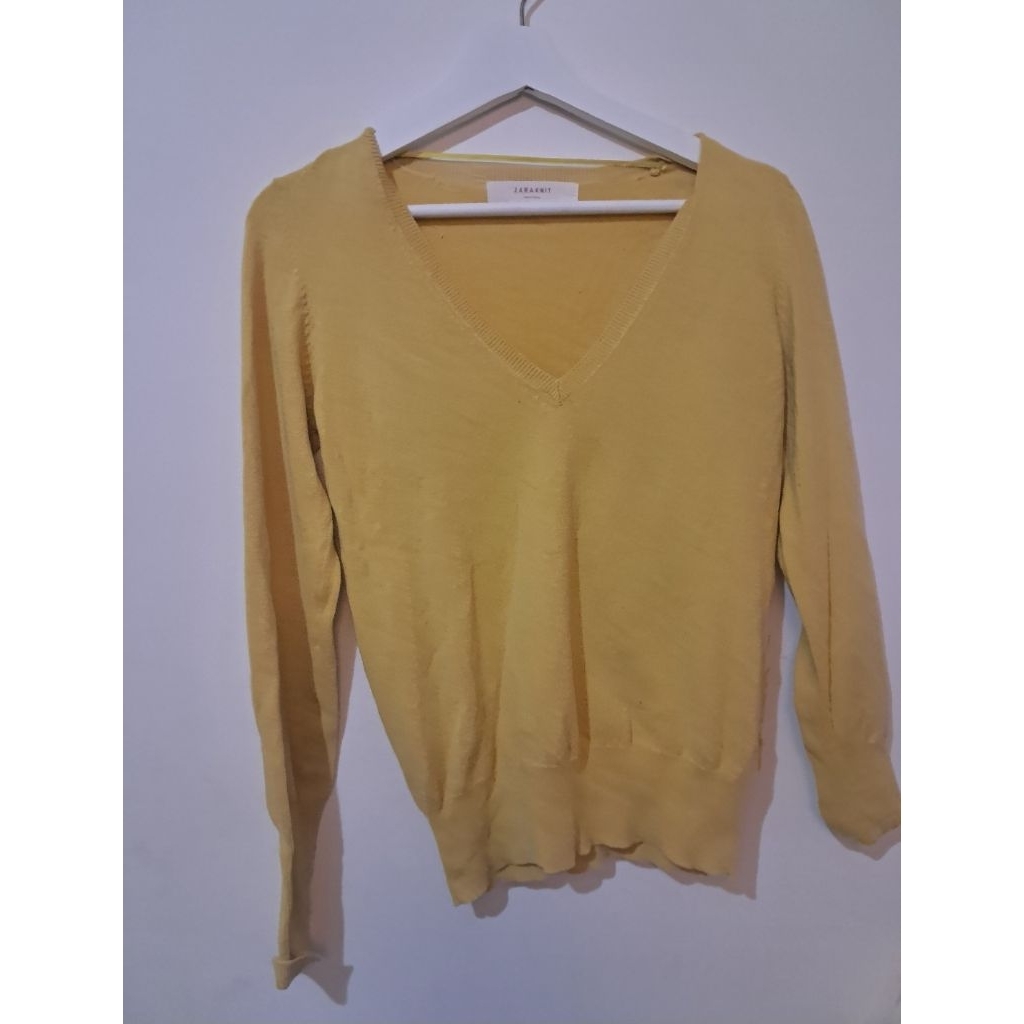 sweater wanita zara knit preloved