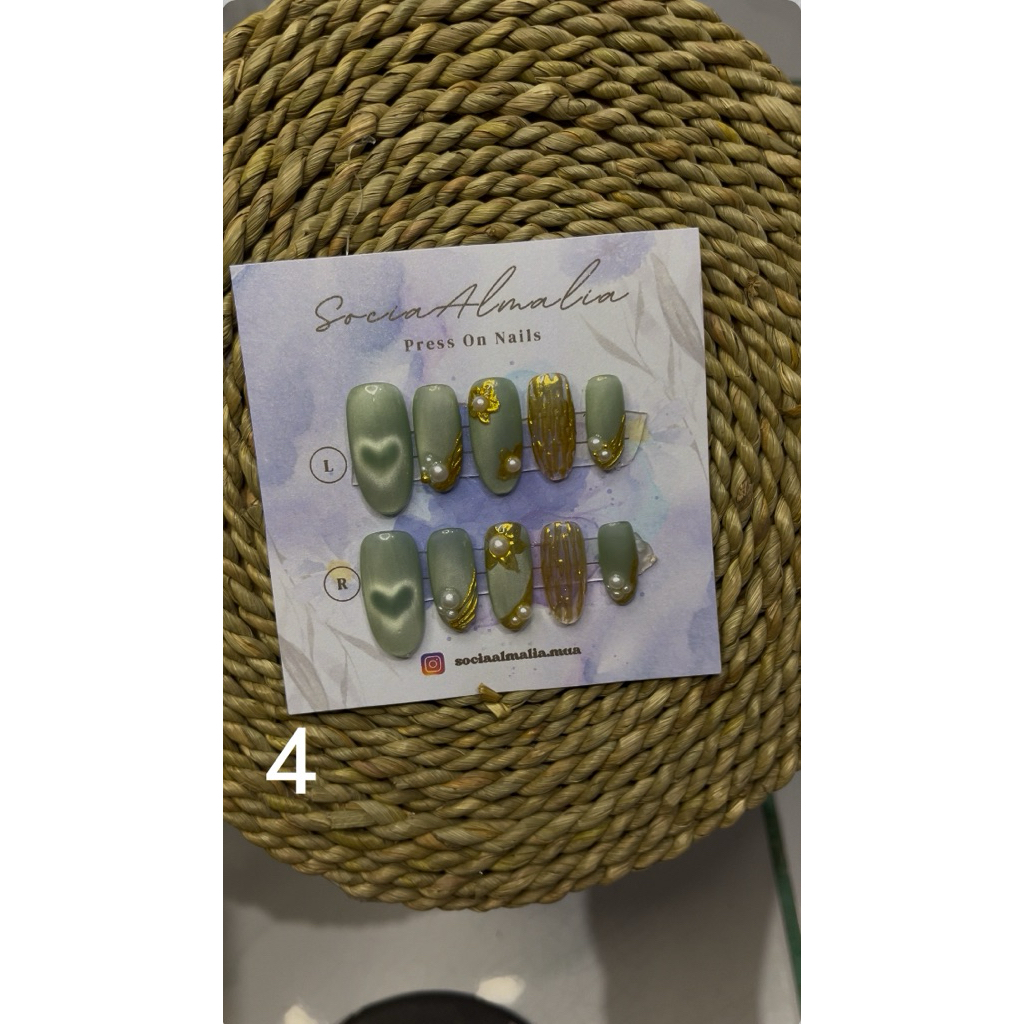 [SA] KUKU PALSU NAIL ART HAND MADE / WEDDING / WISUDA