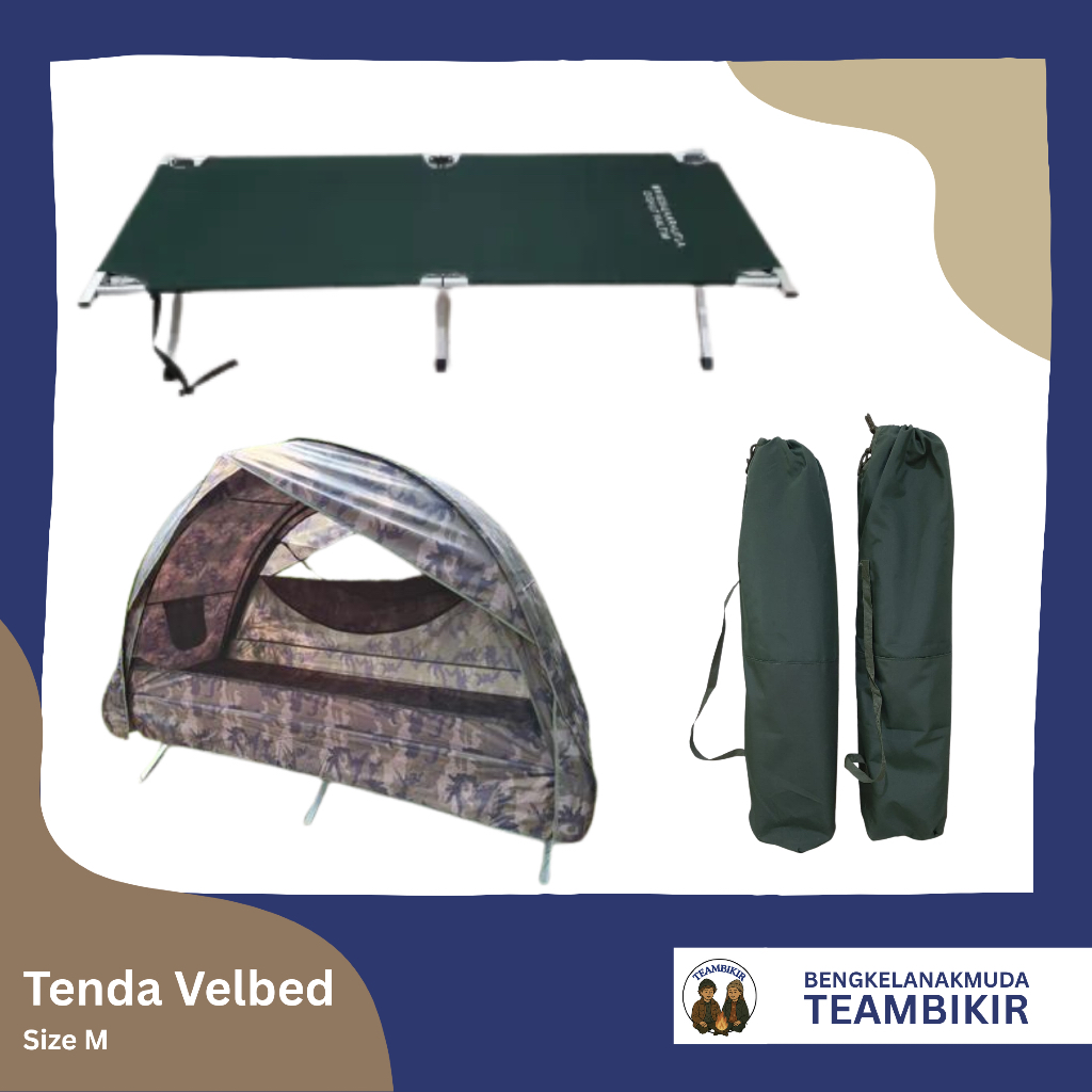 TENDA VELBED CAMPING SIZE M