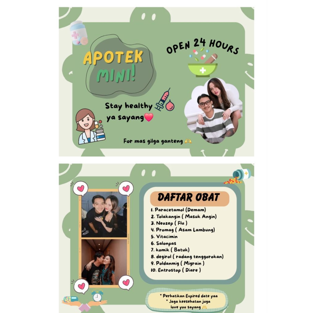 HAMPERS BOX Apotek mini box | Gifts | Box mini