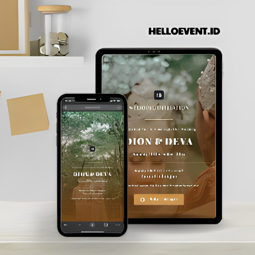 Undangan Digital Pernikahan Website | Template 01 Premium