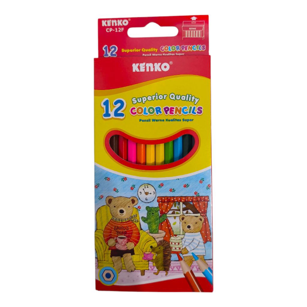 

Pensil Warna Panjang 12 Warna Kenko (SET)