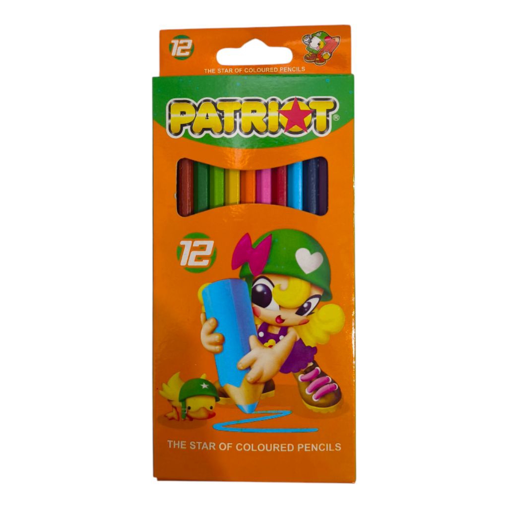 

Pensil Warna Panjang 12 Warna Patriot (SET)