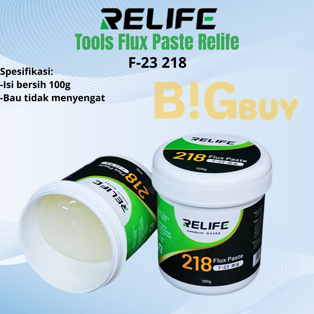 TOOLS FLUX PASTE RELIFE F-23 218 (100gr) / RELIFE FLUX 100GR