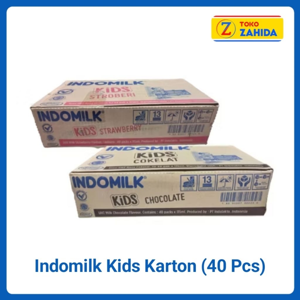 

Indomilk Kids Susu Kotak Karton isi 40Pcs EXP FEB