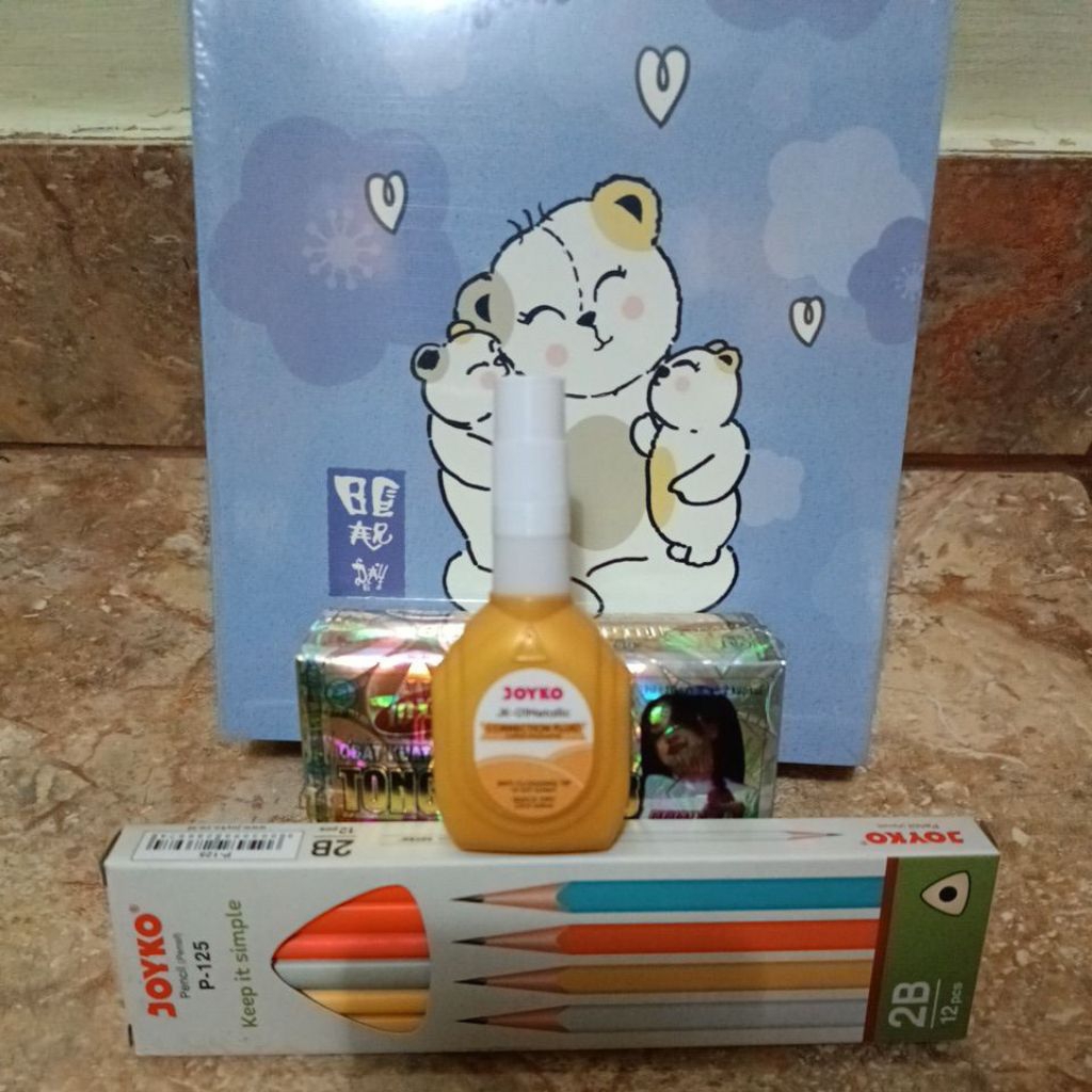 

paket buku pensil T.@.kp alat tulis