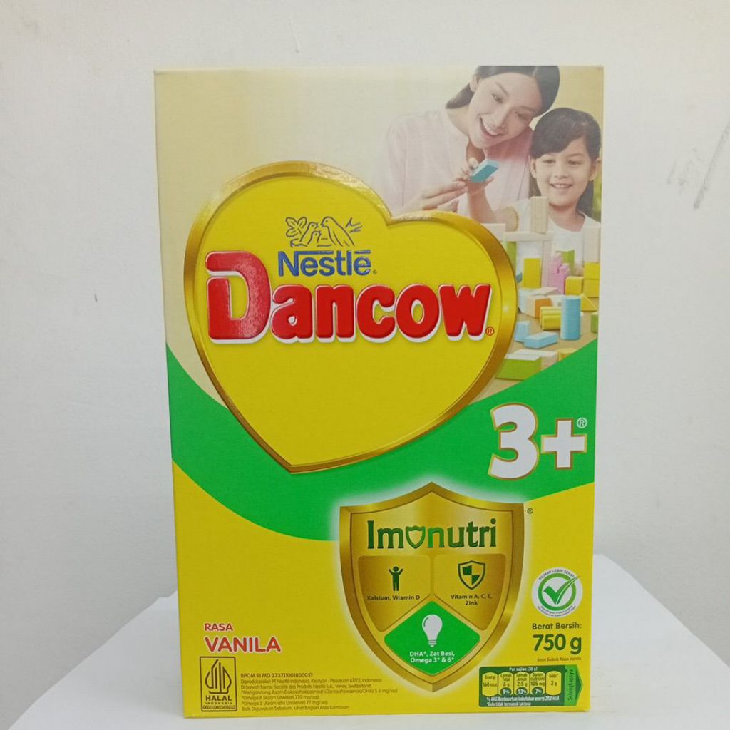 

Dancow 3+ - Susu anak usia 3 ke atas Rasa Vanila 750g