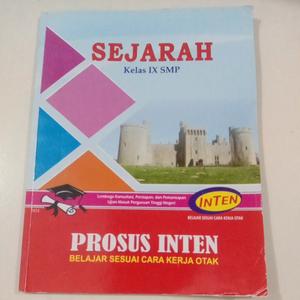 Buku Pembelajaran Sejarah Untuk SMP Kelas 9/IX 2024 ( Original ) #Prosus Inten