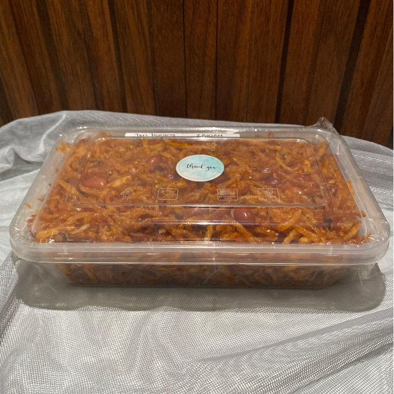 

Kentang Mustofa Pedes Manis Gurih Kentang Mustofa/Kentang Teri/Kentang Kacang/ Kentang Tongkol Suwir 500ml