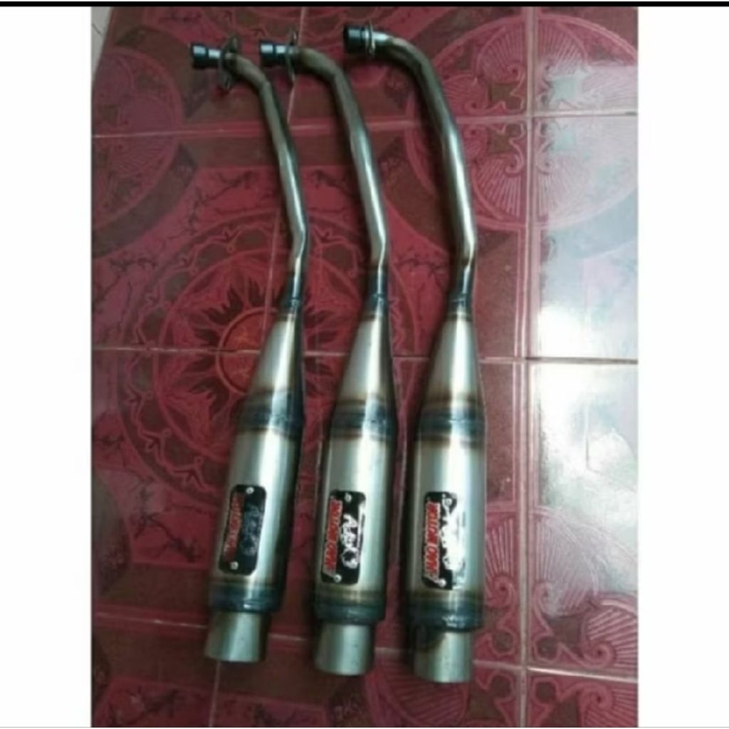 KNALPOT RACING AHAU SMASH JUPITER SUPRA VEGA UNIVERSAL MOTOR BEBEK