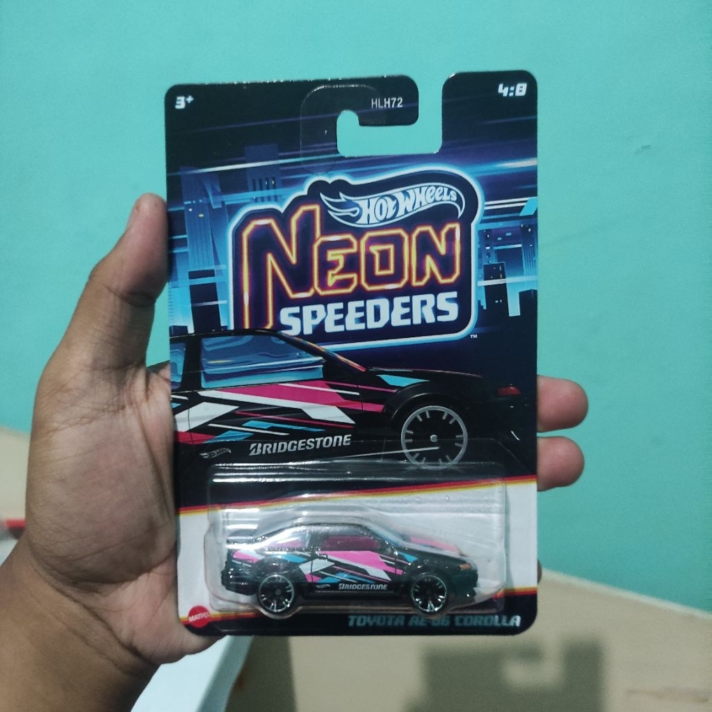 Hotwheels Neon Speeders Toyota Corolla AE 86 AE86 JDM