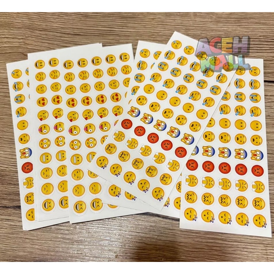 

Stiker Emoji Lucu Gemes 104 Pcs | Stiker HP iPhone Buku Tablet Android Imut