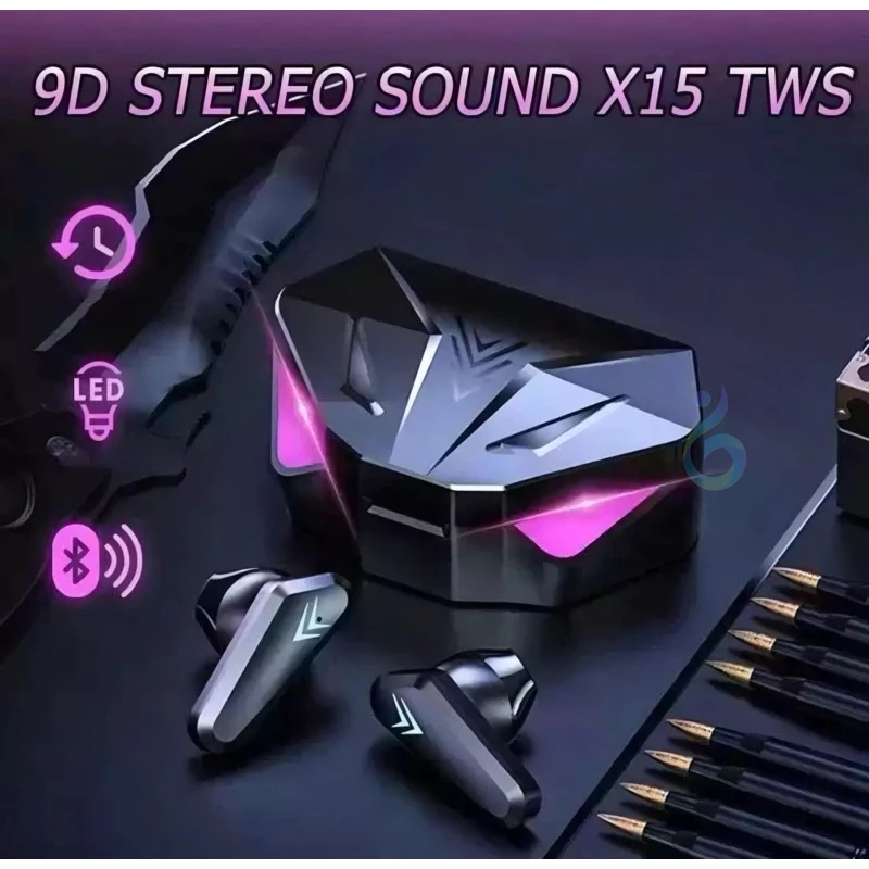 Headset Bluetooth Super Bass X15 TWS ORIGINAL