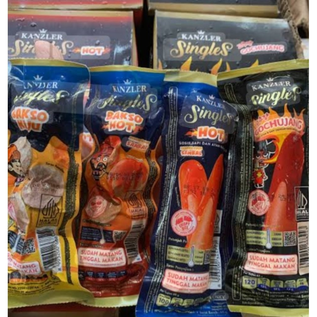 

SOSIS KANZLER 65gr/Pcs 1 BOX ISI 12 PCS SEMUA VARIAN