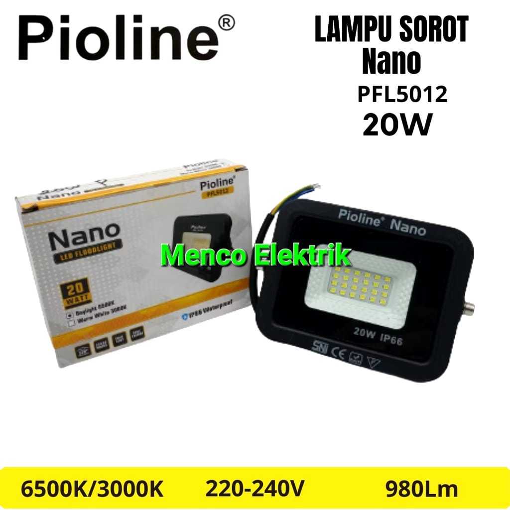 Lampu Sorot Led Tembak Lapangan Dan Taman Lampu Sorot Flood Light Pioline 20W, FLOODLIGHT