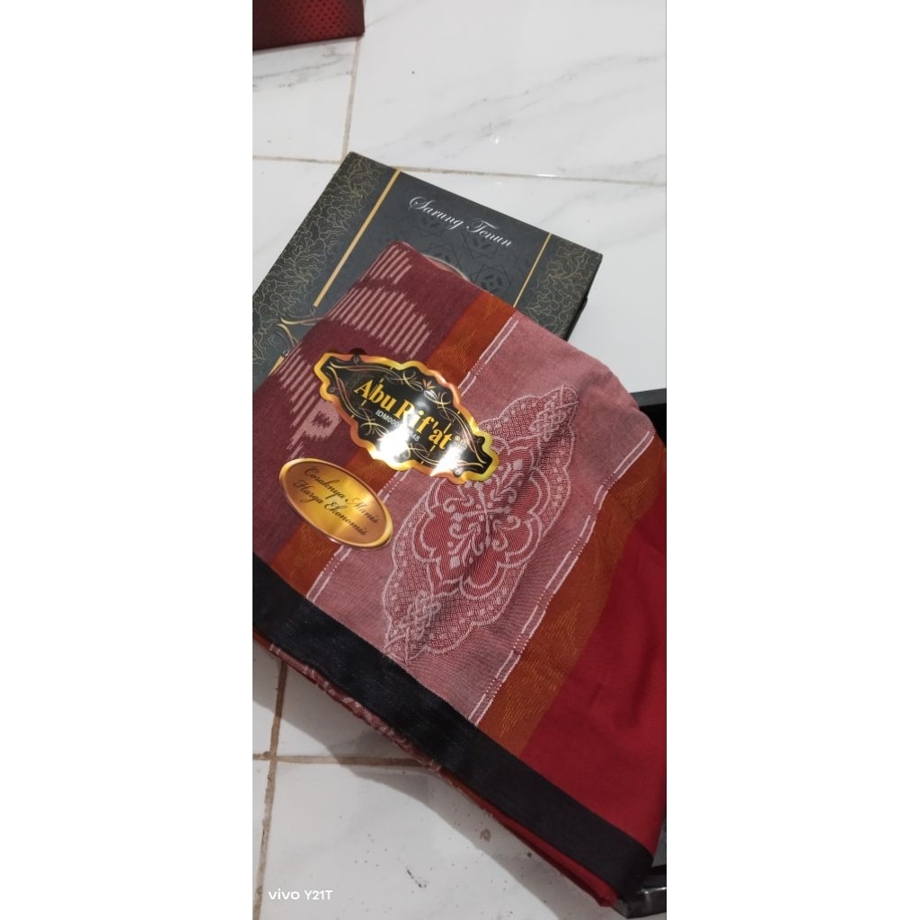 sarung tenun merk abu rifat