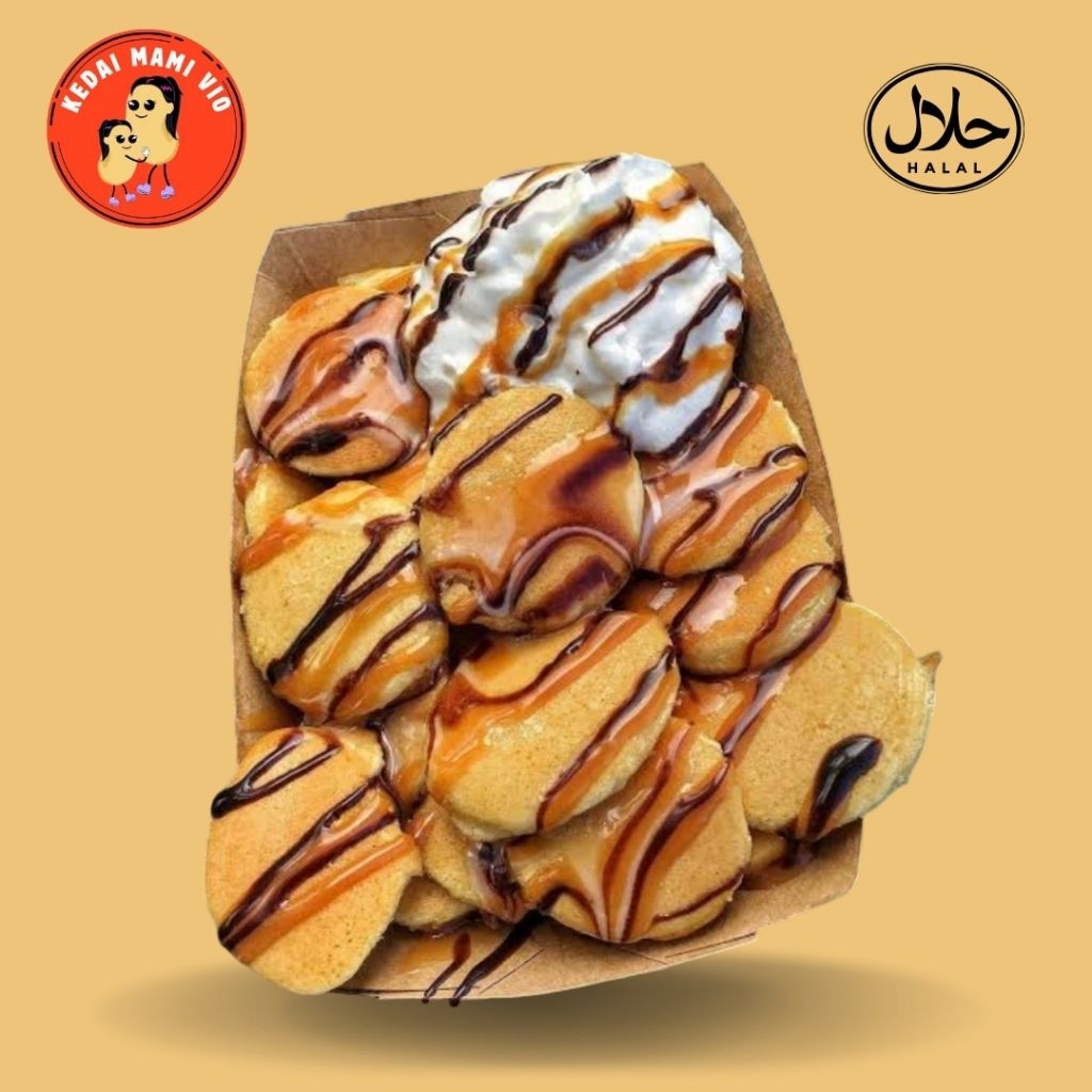 

12pc pancake mini zebra kedai mami Vio karawang