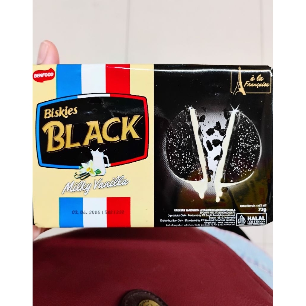 

Biskies Biskuit Black Coklat Krim/Milky Vanilla 72Gr