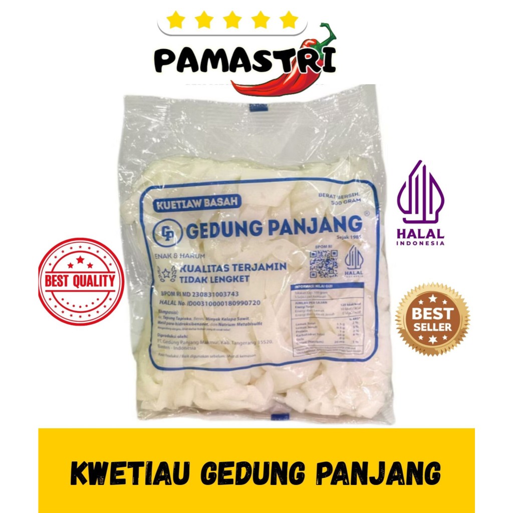 

Kwetiau Gedung Panjang 500GR - Produk Original