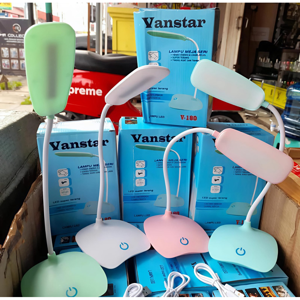 lampu belajar charger LED Vanstar  V-180