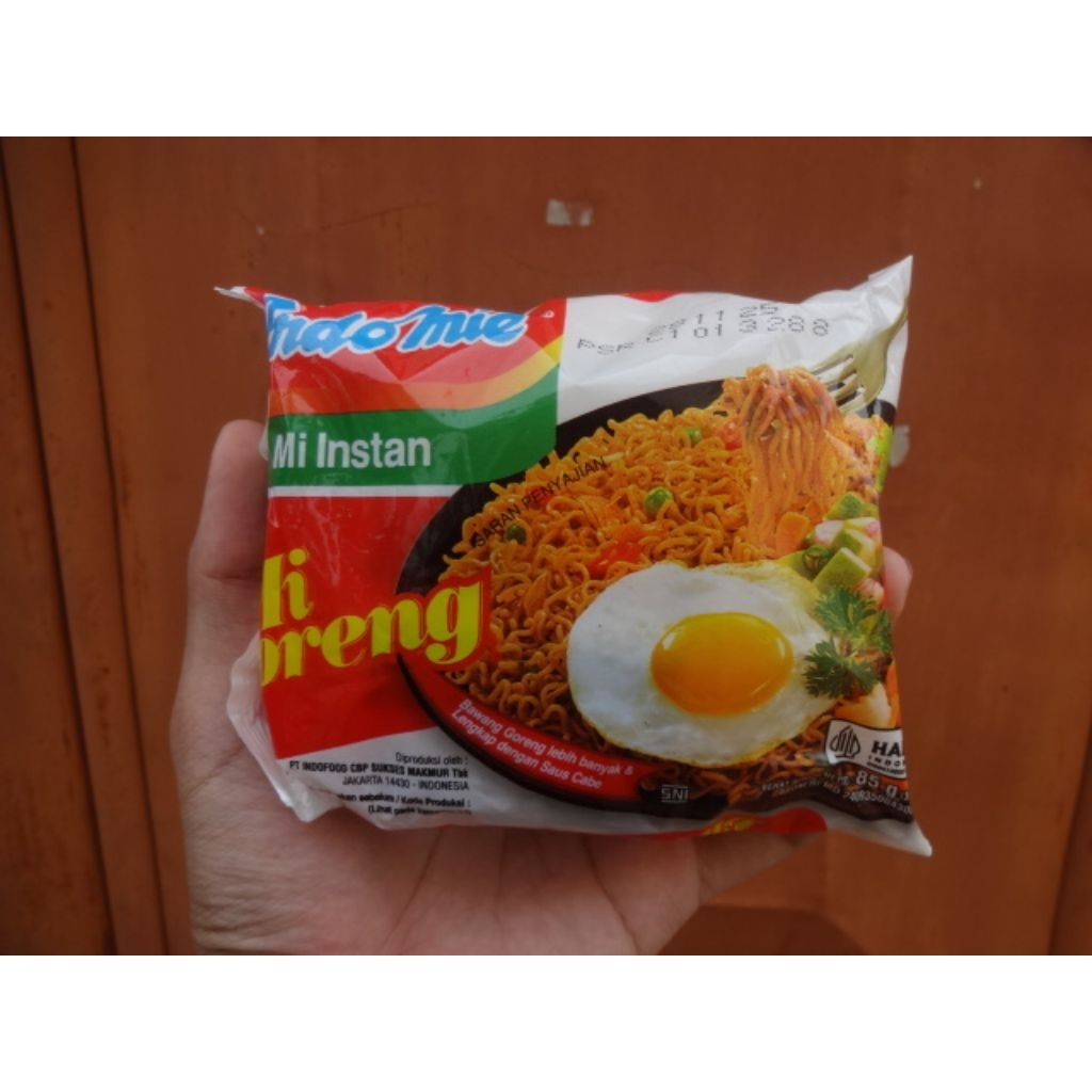 

Indomie Mi Goreng Original – Mi Instan Legendaris | Isi 1 / 5 / 10 pcs | BPOM & Halal