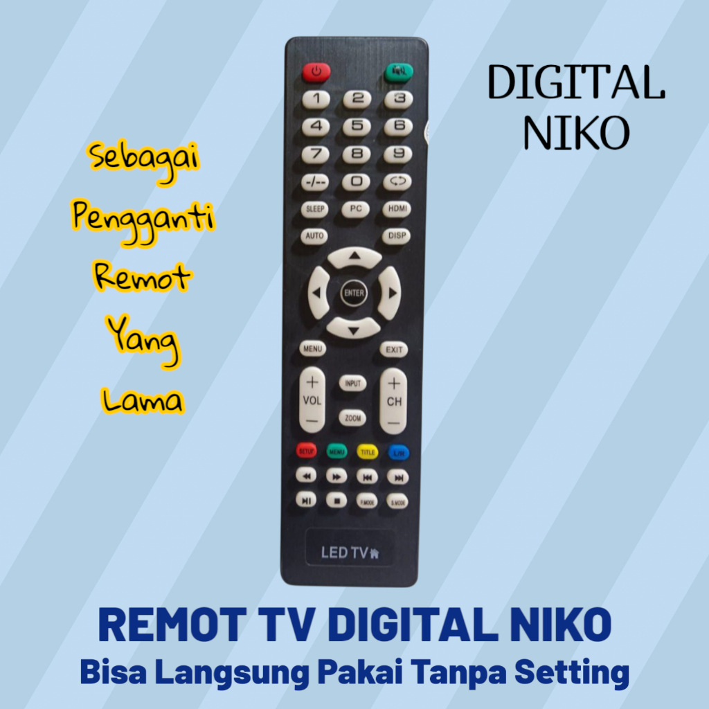 Remot Tv Lcd Led Digital Niko
