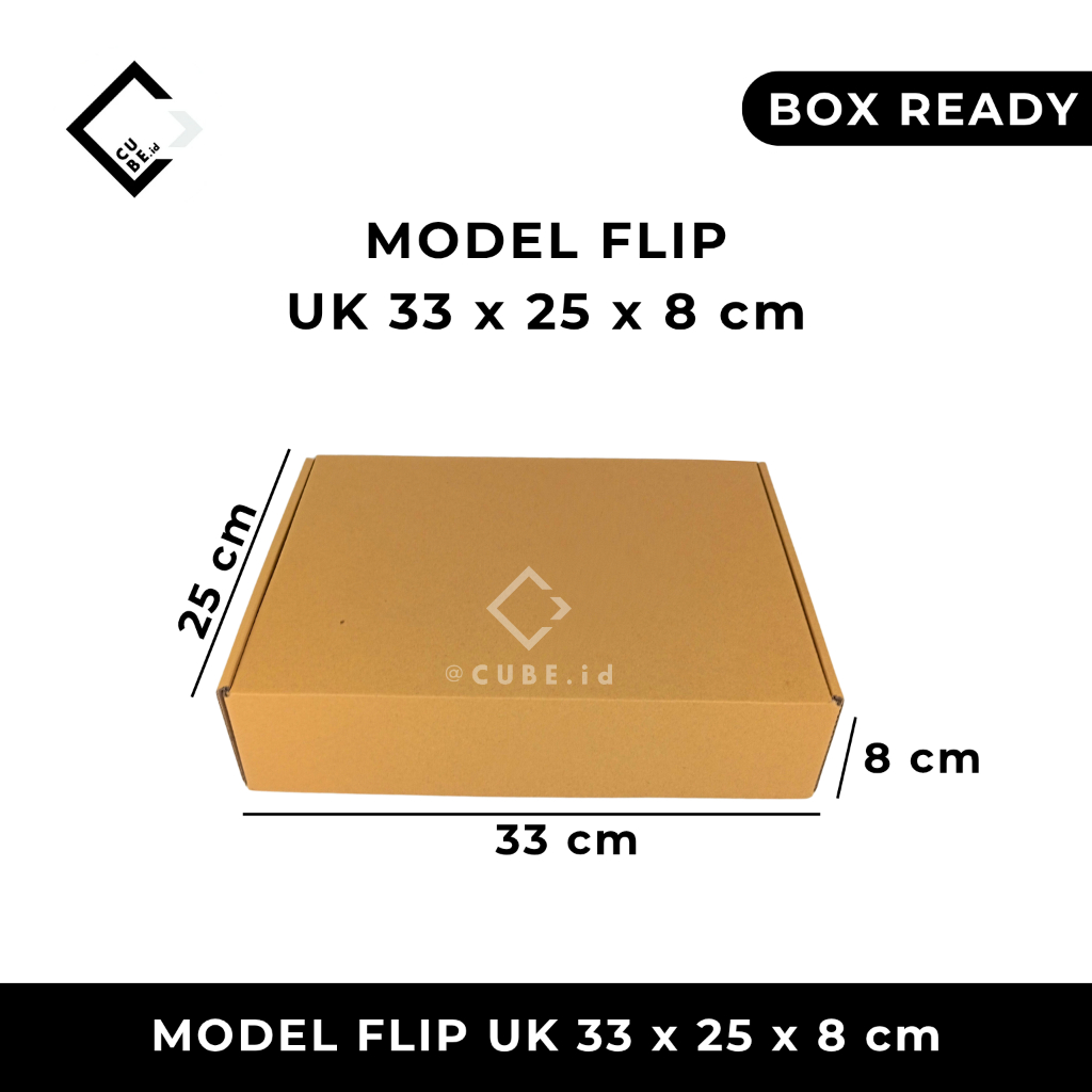 

DUS MODEL FLIP / CORRUGATED FLIP BOX UK 33 x 25 x 8cm
