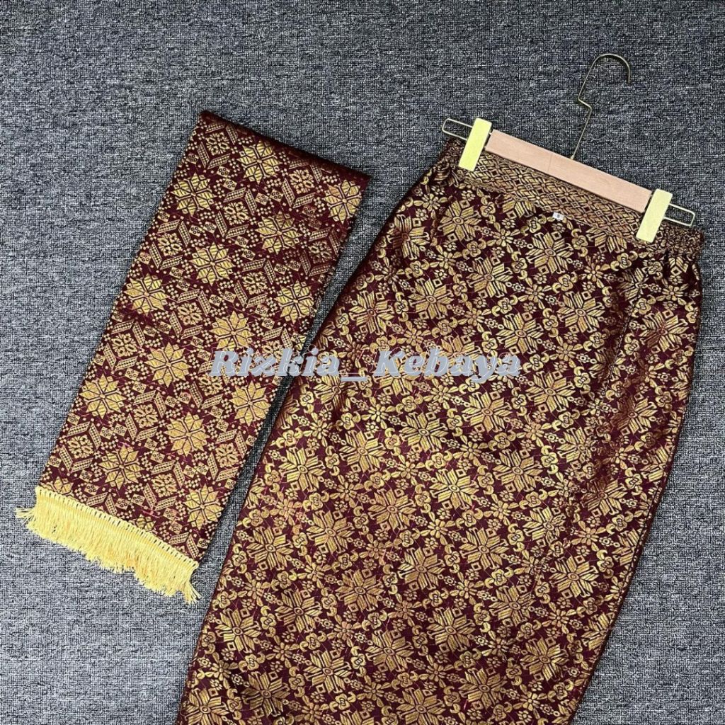 ROK SONGKET SPAN SET SELENDANG / ROK SONGKET SELENDANG / SELENDANG SONGKET