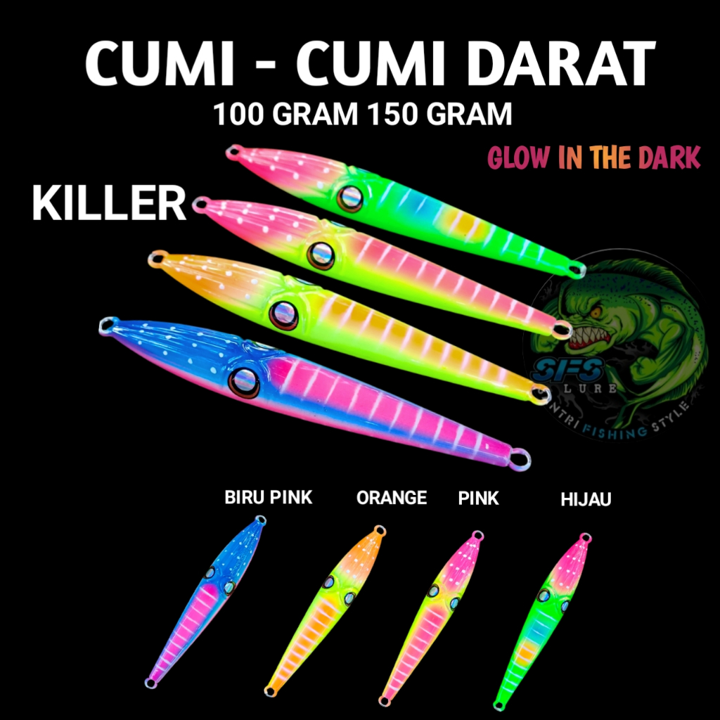 Umpan pancing Metal jig cumi 150gram metal jig 100gram metal jig cumi micro jig metal jig CMD0154