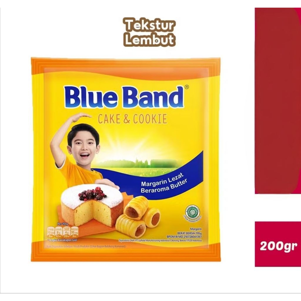 

Mentega Butter Blue Band Cake dan Cookie 200g