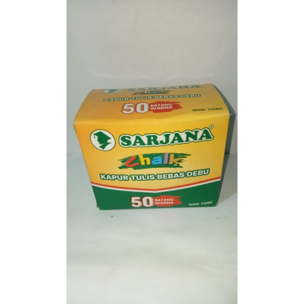 

Kapur Tulis Warna Putih Merk Sarjana Rp 13.000