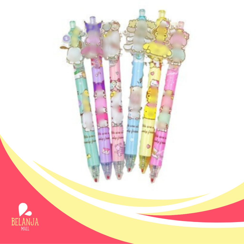 

belanjamallPEN GEL MODEL CETEK KLIK MELODY CINNAMOROLL KUROMI/PULPEN LUCU AKRILIK KARAKTER Y3362