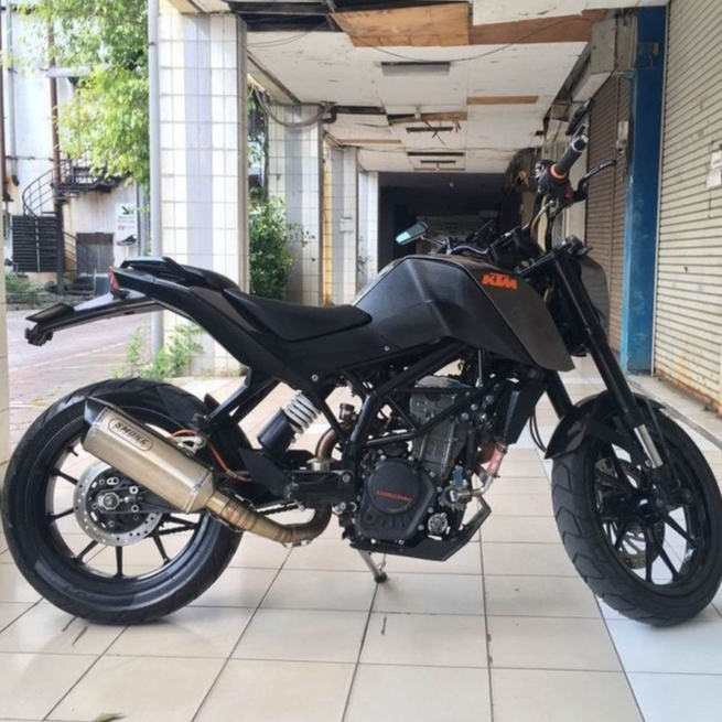 Knalpot KTM Duke 200 Duke250 390/Knalpot KTM rc200 rc 250 390 Smoke Muffler Full Sistem
