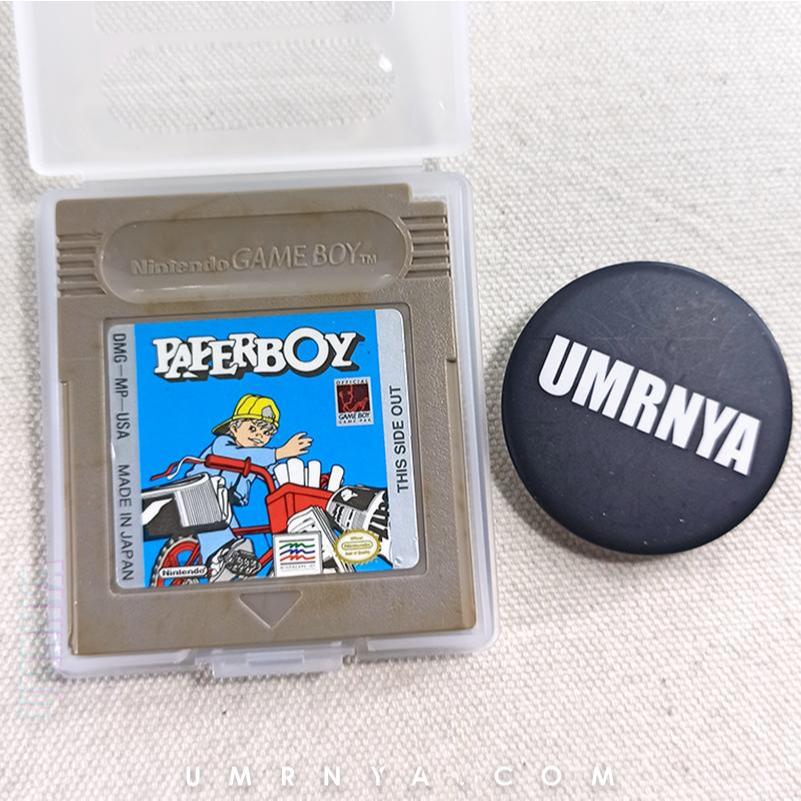 Kaset Paperboy Paper boy news paper Gameboy Nintendo DMG GBC GBA SP Game Boy