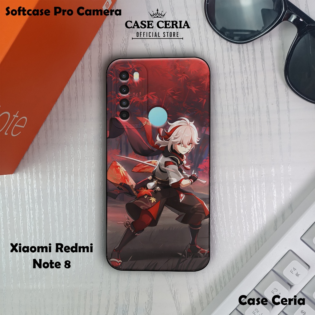 Case For Xiaomi Redmi Note 8 – Casing HP Motif Genshin – Softcase Pro Camera – Silikon Clear Case