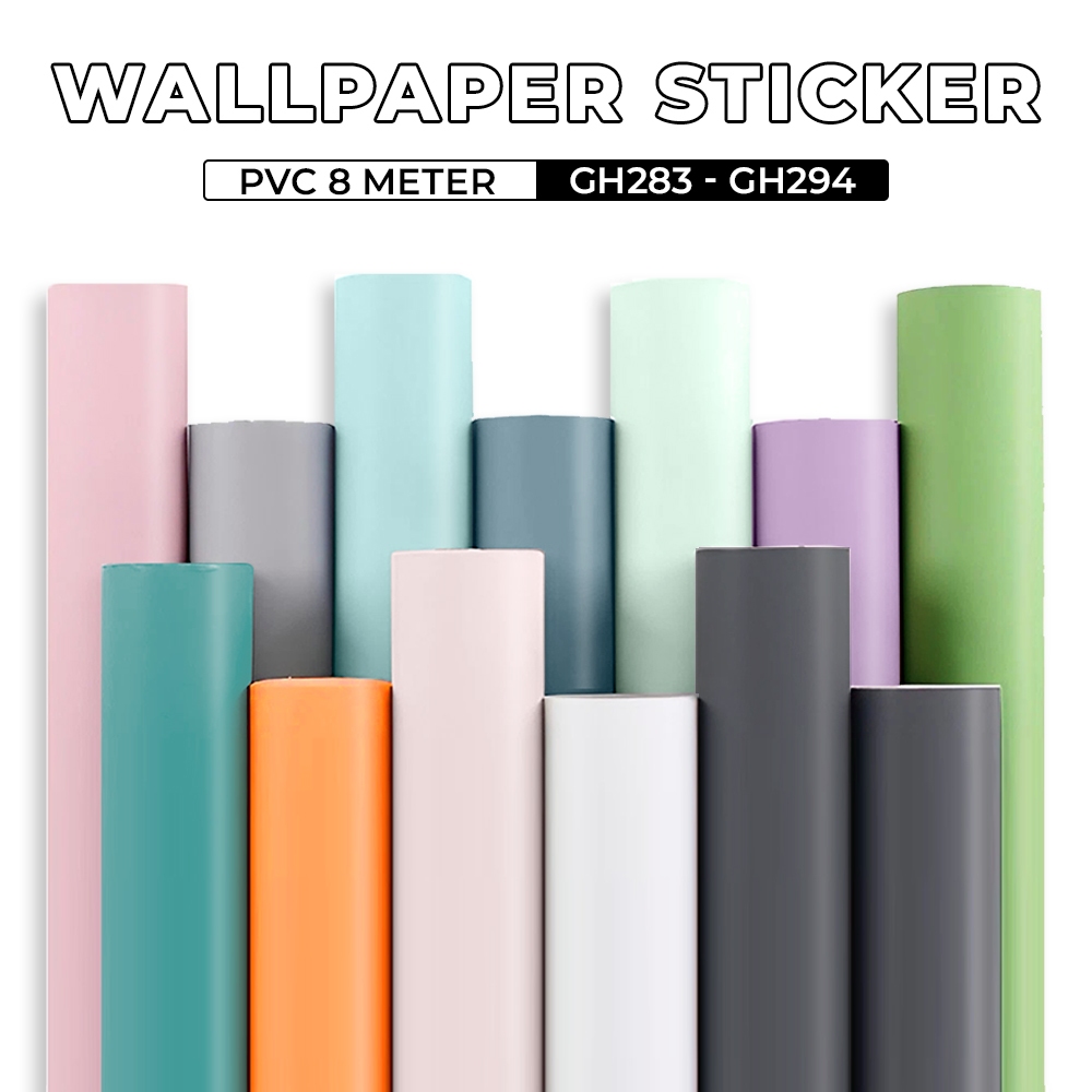 ( OMG ) WALLPAPER DINDING - WALLPAPER STIKER POLOS - WALLPAPER MURAH - WALLPAPER DINDING POLOS - WAL