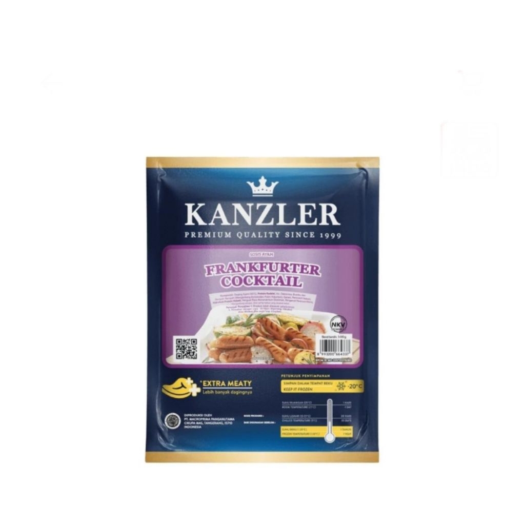 

kanzler Frankfurter cocktail 500 gr
