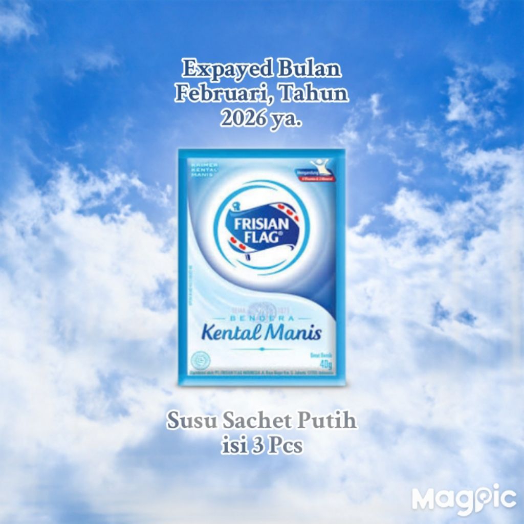 

Susu Sachet Kental Manis isi 3 Pcs Dengan Kemasan 38 Gram Expayed Tahun 2026
