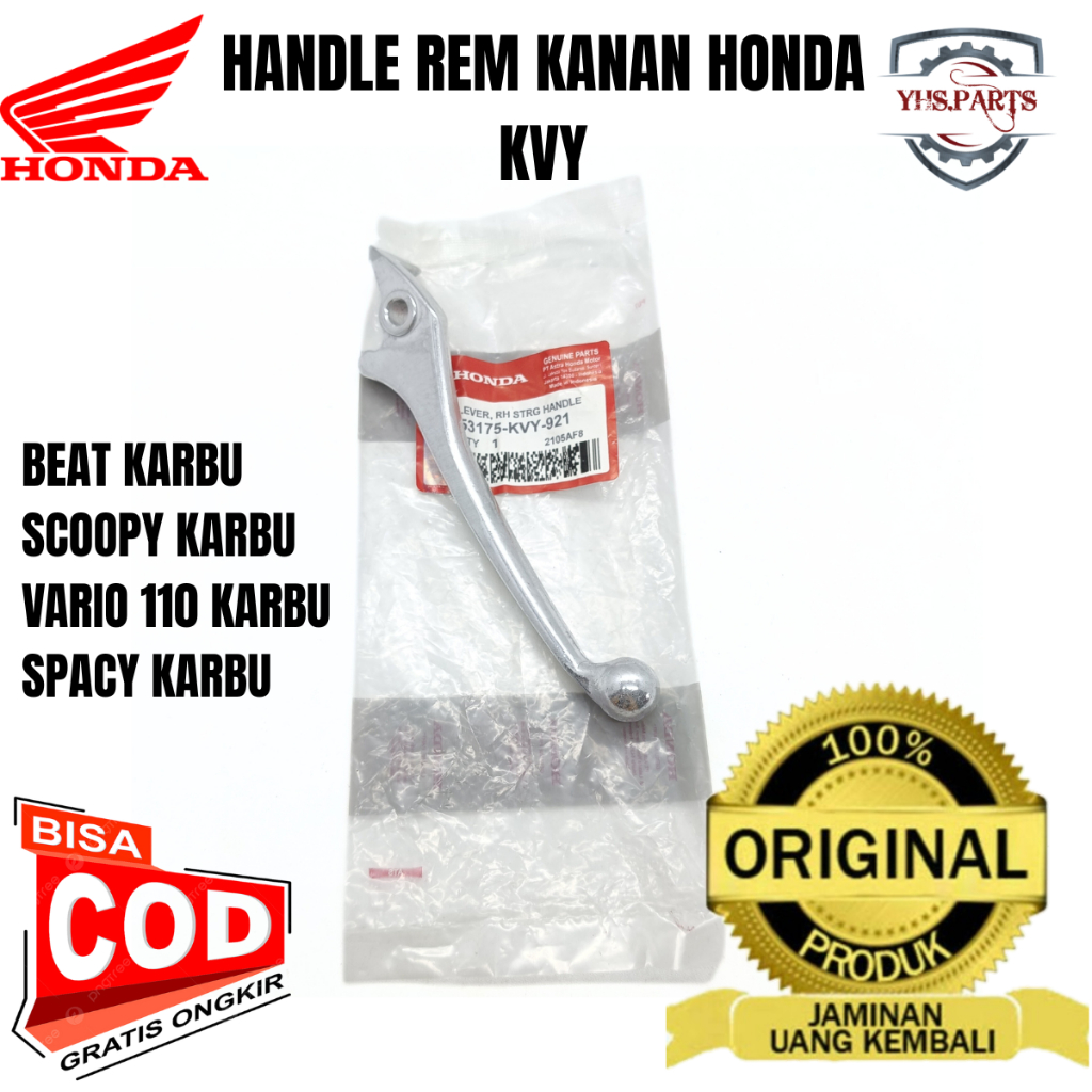 ASLI ORIGINAL HANDLE REM KANAN HONDA AHM KVY BEAT SCOOPY VARIO SPACY KARBU