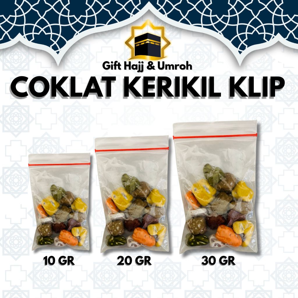 

COKLAT KERIKIL KLIP UNTUK ISIAN OLEH OLEH HAJI DAN UMROH