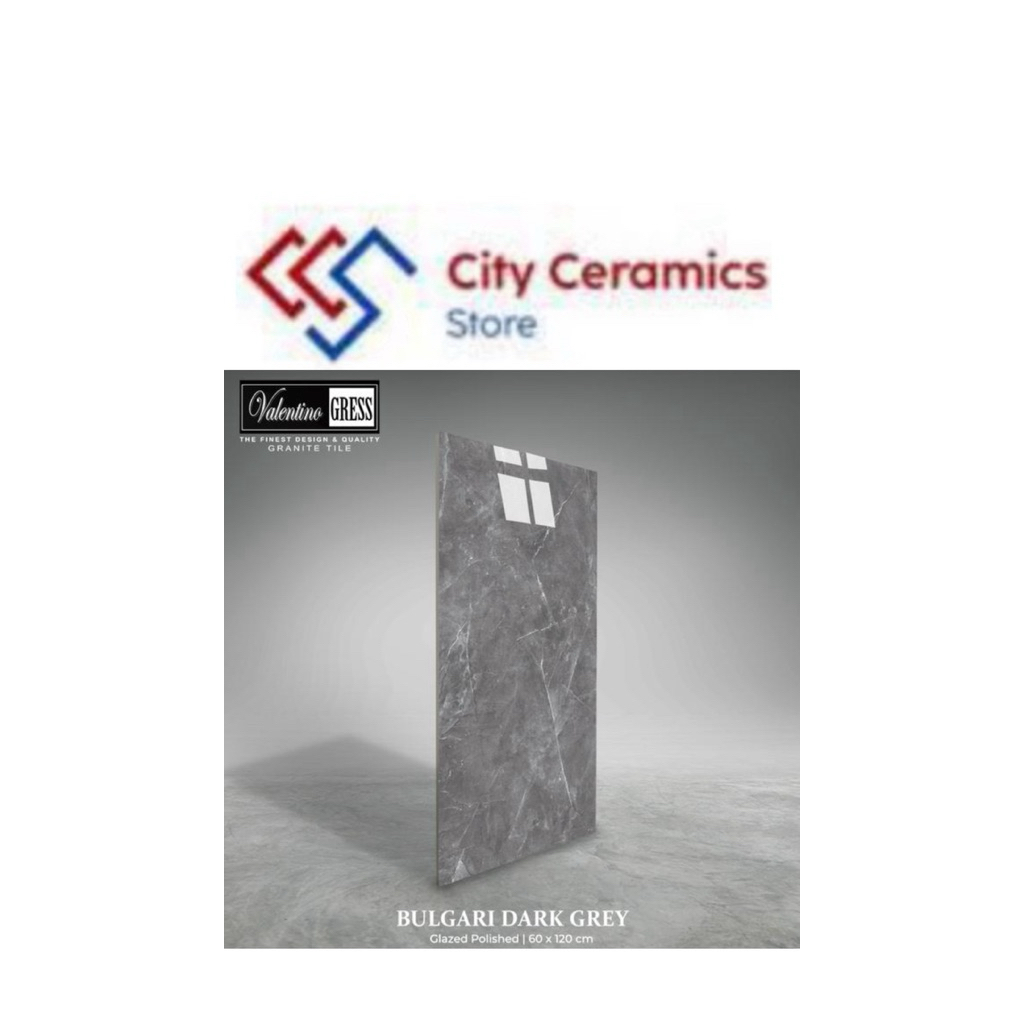 VALENTINO GRESS BULGARI DARK GREY 60x120