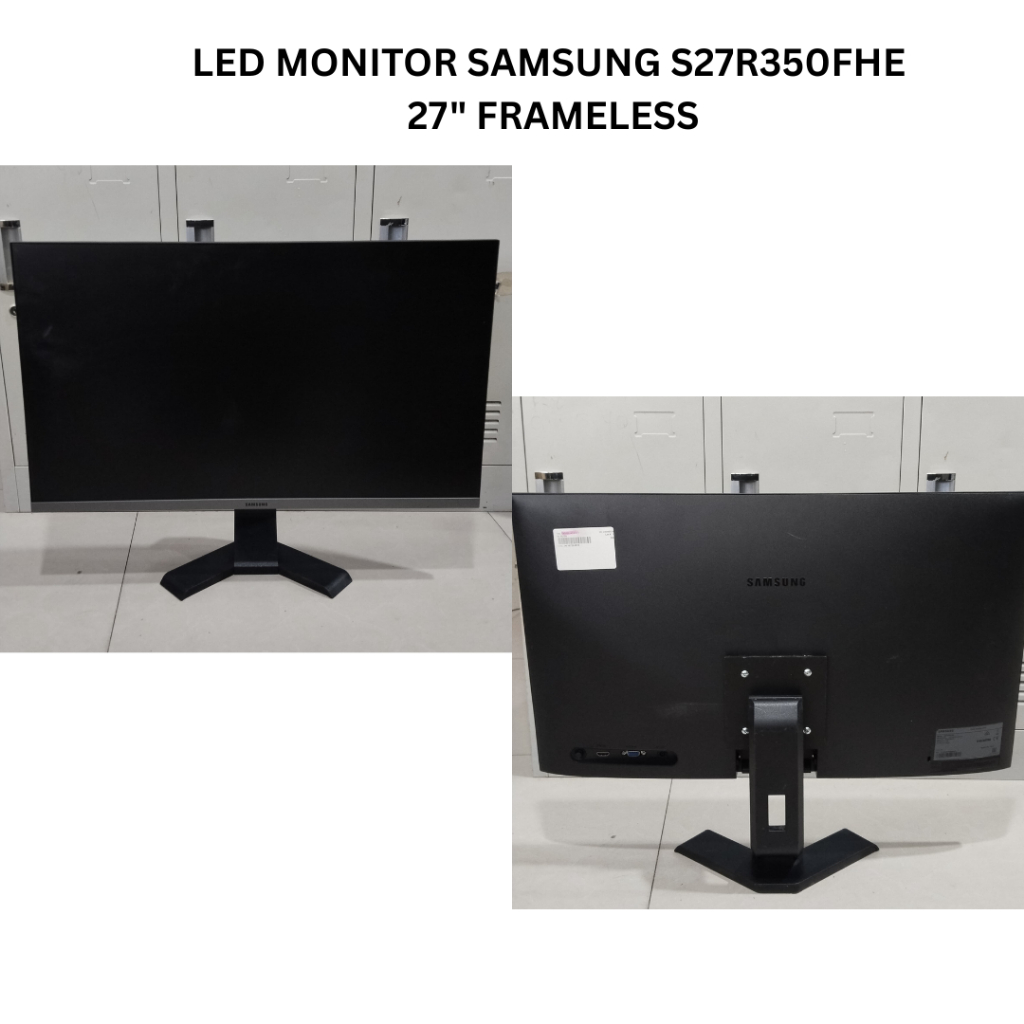 LED Monitor Samsung  27” S27R350FHE — Full HD IPS, Frameless