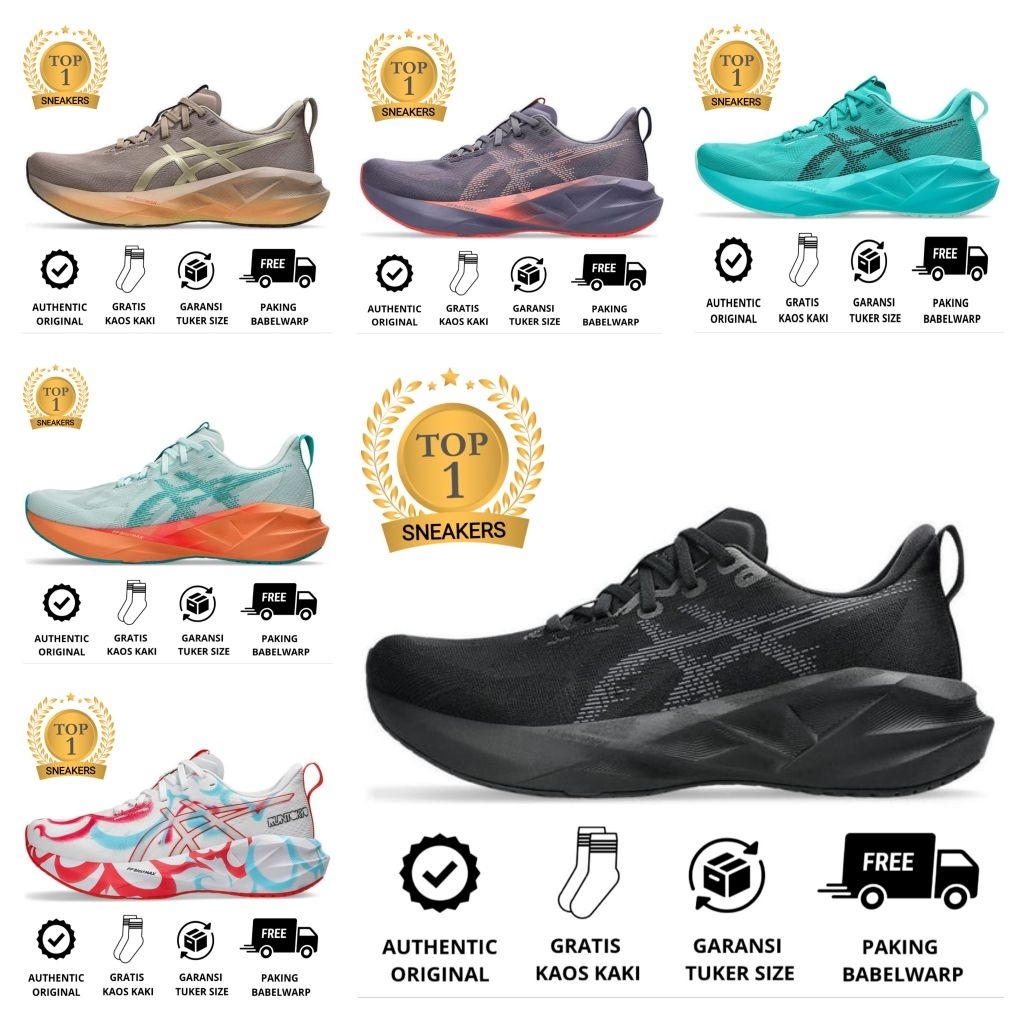 Sepatu Running Pria Sepatu Asics Novablast 5 Sepatu Olahraga Pria
