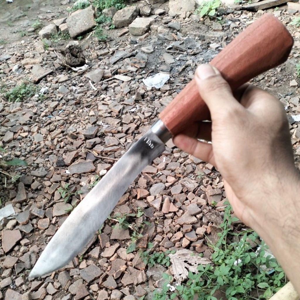 pisau potong ayam bahan KIKIR BEKAS