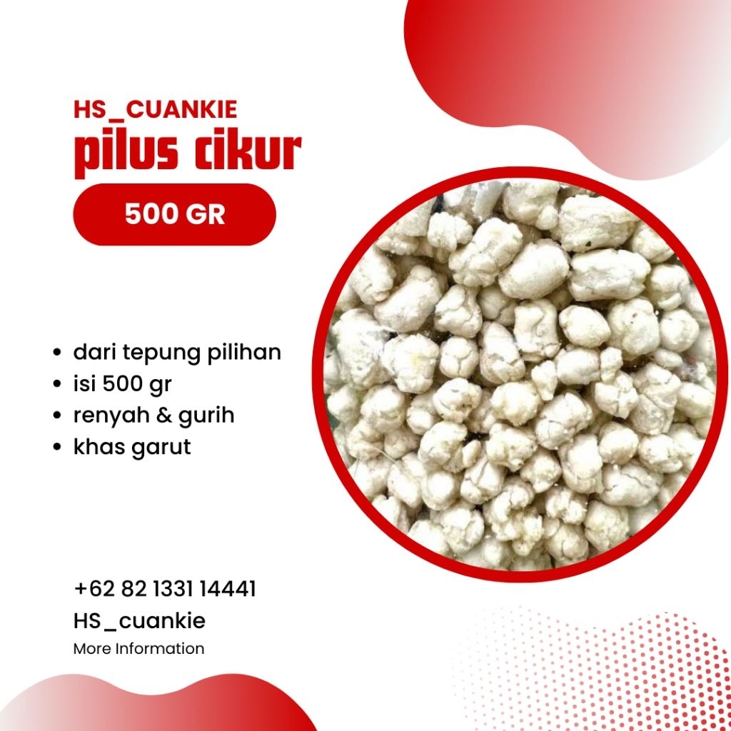 

TERMURAH | PILUS CIKUR 500 GR