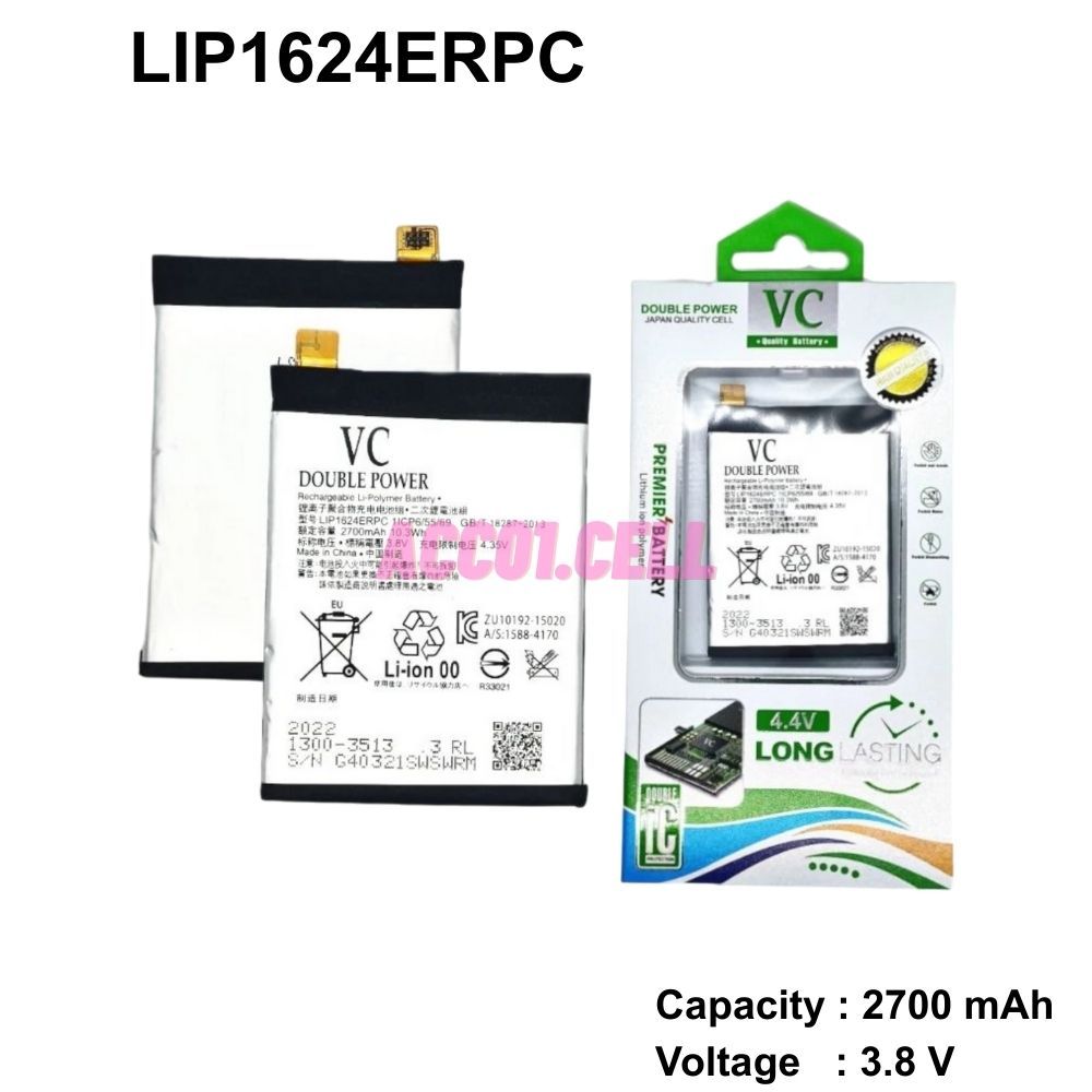 Baterai VC Sony Xperia X Perfomance SOV33 SO-04H SO04H F8131 F8132 XP LIP1624ERPC