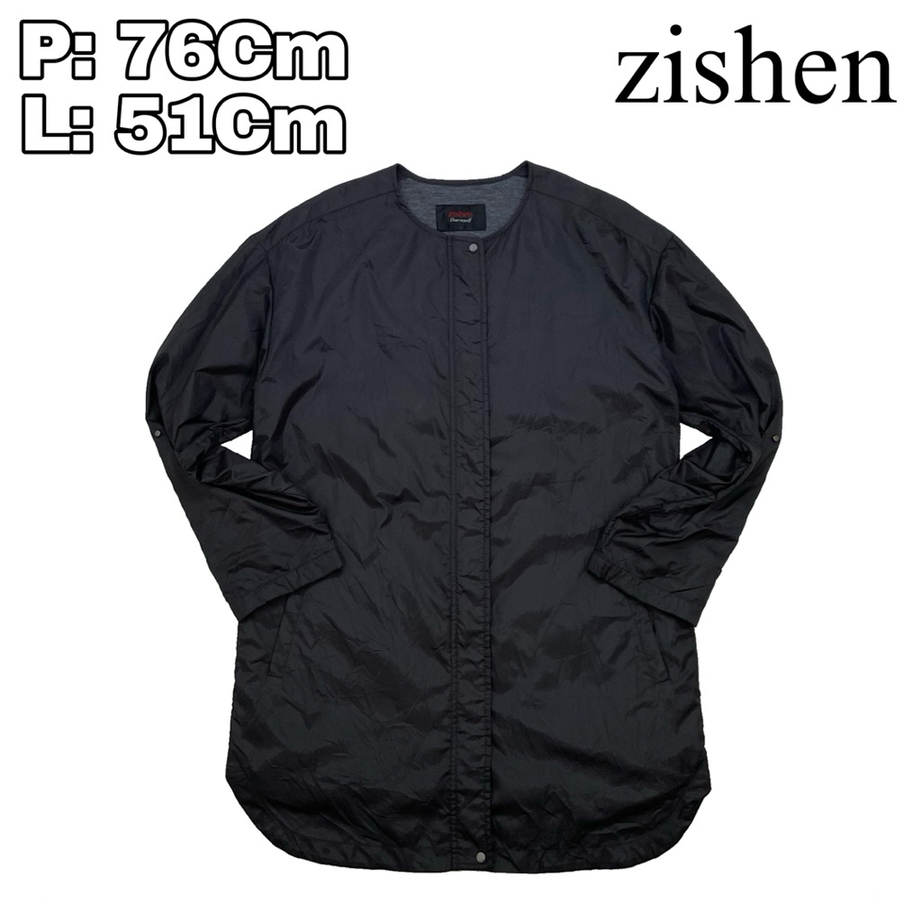 J275 Jaket Casual Puffer Zishen Parasut Polar Harian Hitam Jaket Panjang Long Murah Import