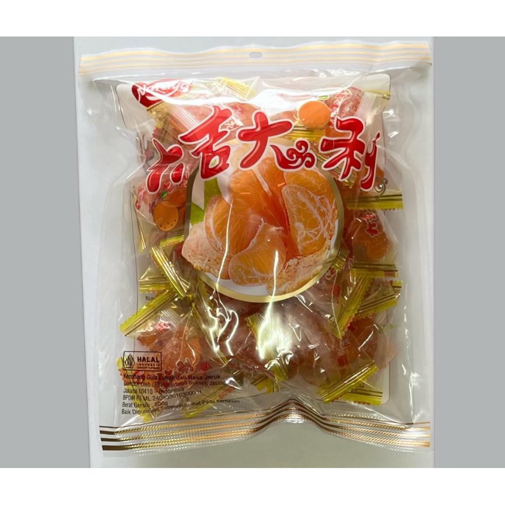 

Naraya Orange Candy 500gr Jelly Jeruk Manis