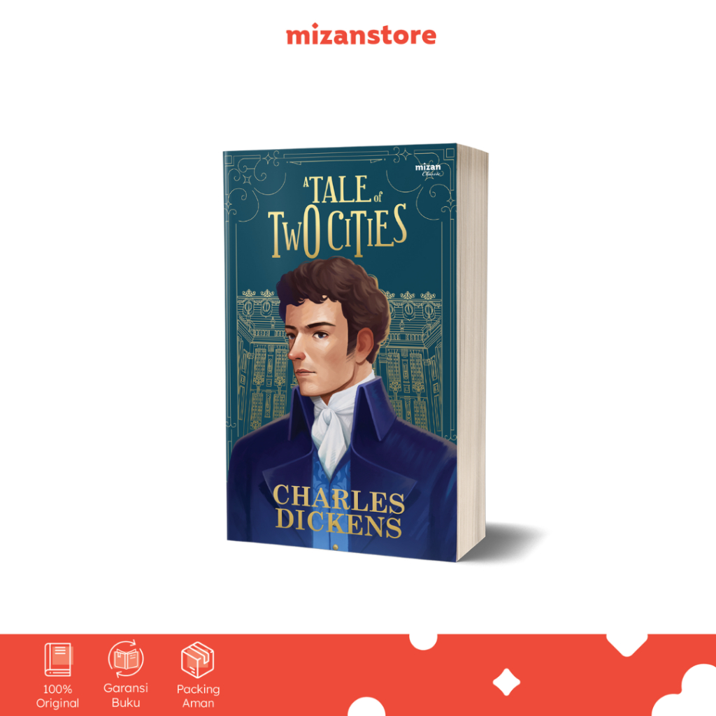 Novel Novel A Tale of Two Cities - Charles Dickens - Klasik - Mizan Medan